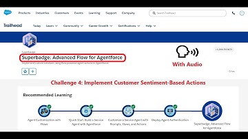 Implement Customer Sentiment-Based Actions | Superbadge: Advanced Flow for Agentforce | Trailhead
