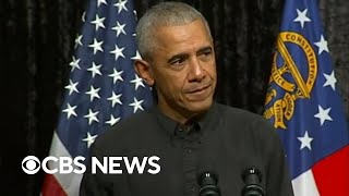 Obama campaigns for Sen. Raphael Warnock in Georgia Senate runoff