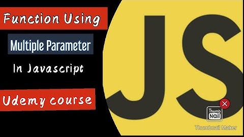 Javascript beginner tutorial 11 - functions with multiple parameters || #Javascript #TheWebSeeker