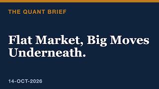 S&P 500 Ends Flat as Earnings, Chips Clash · Oct 14, 2026 AM