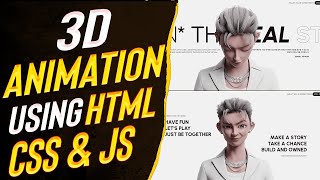 Create 3D Animations Using HTML, CSS & JS | Scrolling Animation Using Canvas