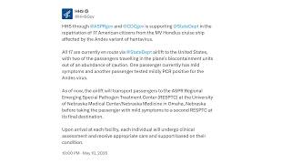 American cruise ship passenger tests positive for hantavirus | SWNS