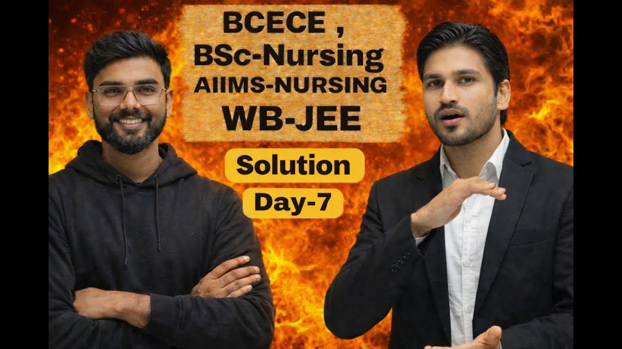 Chemistry से डर खत्म | solution  Day- 7   Class | BCECE AIIMS Nursing WBJEE