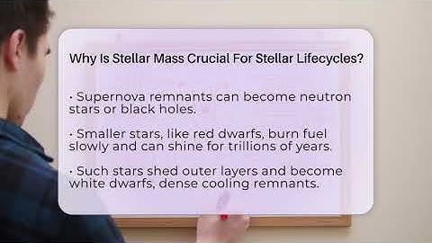 Why Is Stellar Mass Crucial For Stellar Lifecycles? - Physics Frontier
