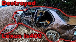 Destroying Lexus ls400