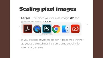 Photoshop Terminology, Sizing images, file formats, color modes