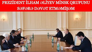 Prezidenti İlham Əliyev ATƏT-in Minsk qrupunun Fransadan və ABŞ-dan olan həmsədrlərini qəbul edib.