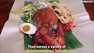 Affordable Kelantan Nasi Berlauk at Warung Ambo - Malaysian Street Food
