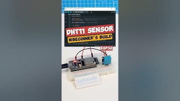 ESP32 Temperature and Humidity Sensor Project#arduino #electronics #engineering  #esp32