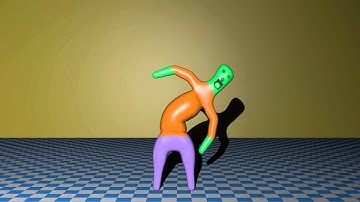 Blender 2.72  Simple human animation