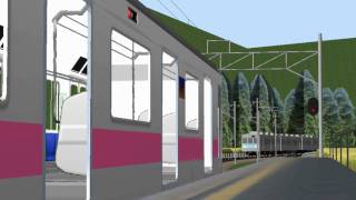 [RailSim]東浜電鉄 単線での交換