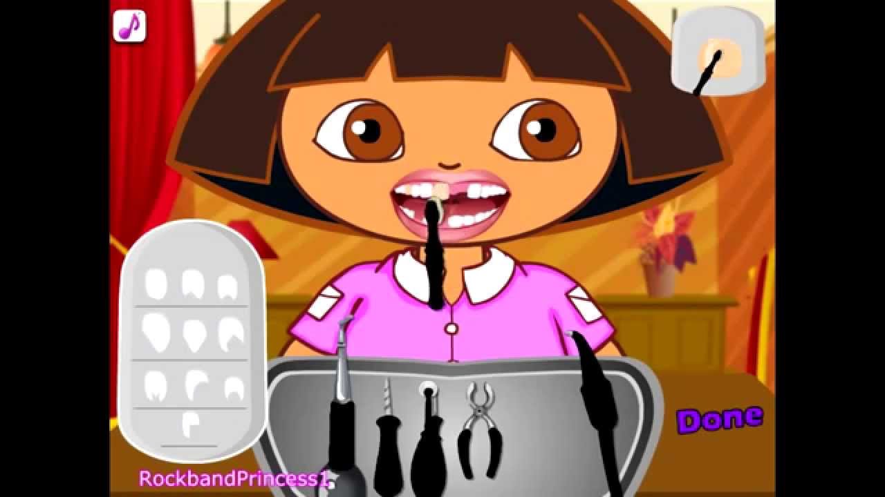 Dental Video Dora Dentist Game YouTube