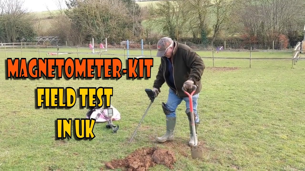 Magnetometer Kit field testing in UK! Probus Maximus by metal detectorist Cliff
