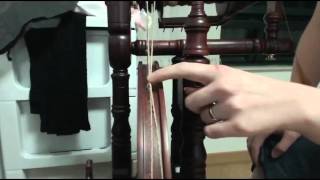Breaking in a New Wheel Kromski Minstrel: Part 1 - Expertly Dyed