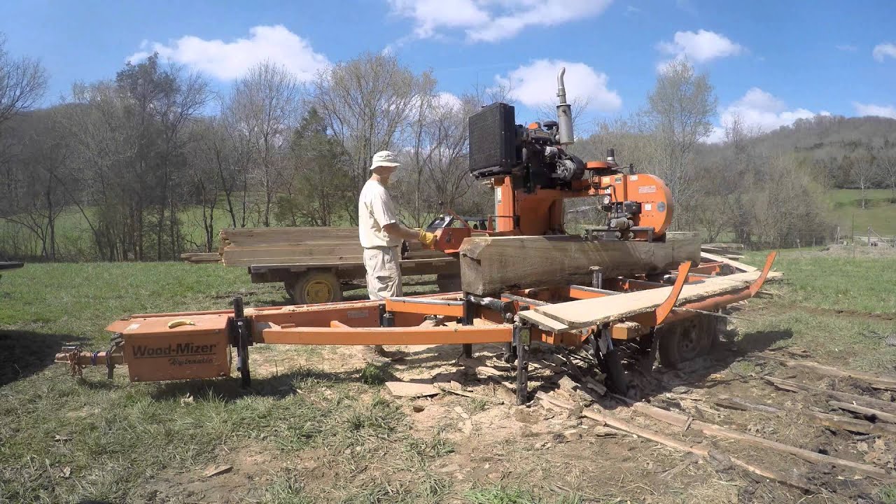 Portable Sawmill Timelapse