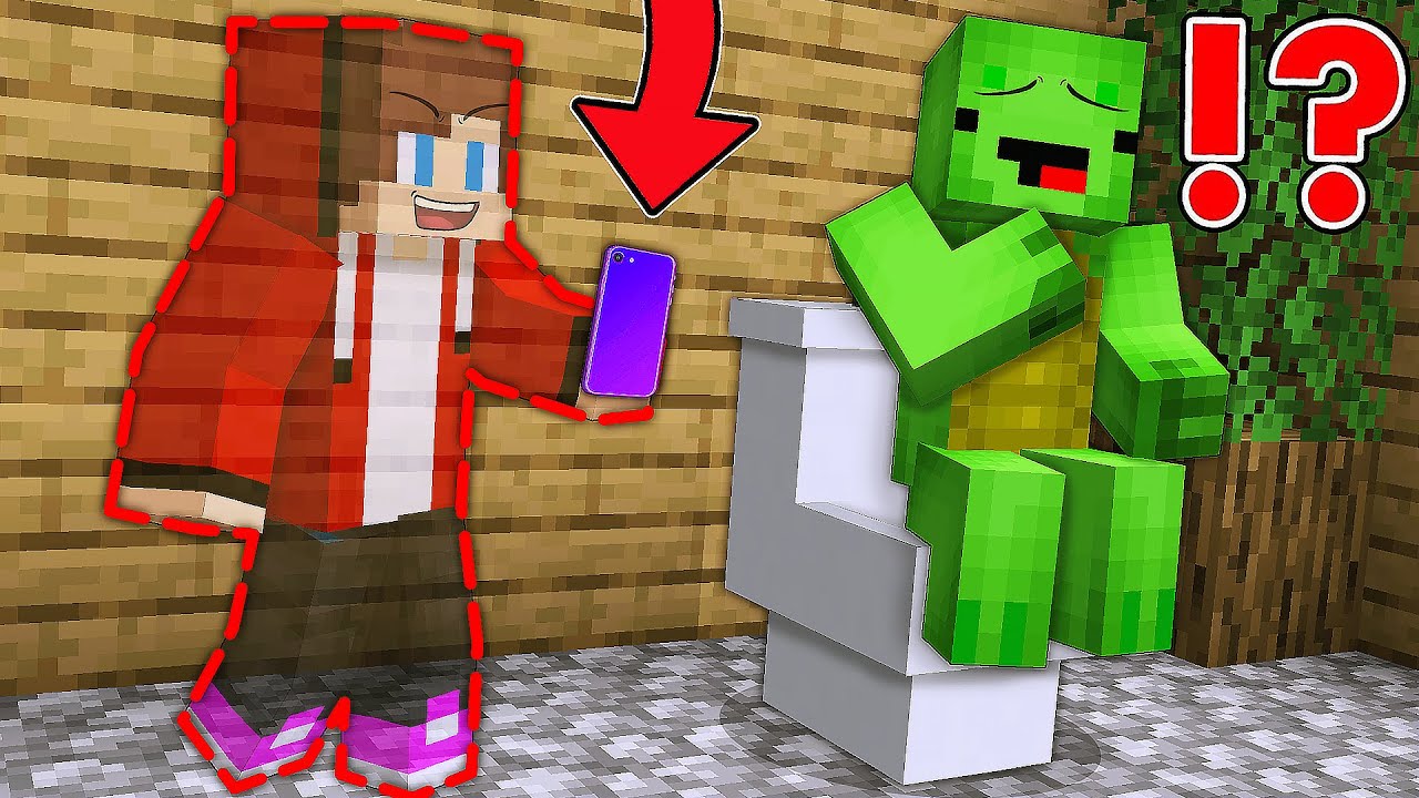 INVISIBLE JJ Has Been FOLLOWING and PRANK Mikey ALL DAY! Challenge - Minecraft (Maizen)