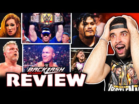 MY WWE BACKLASH 2025 REVIEW!