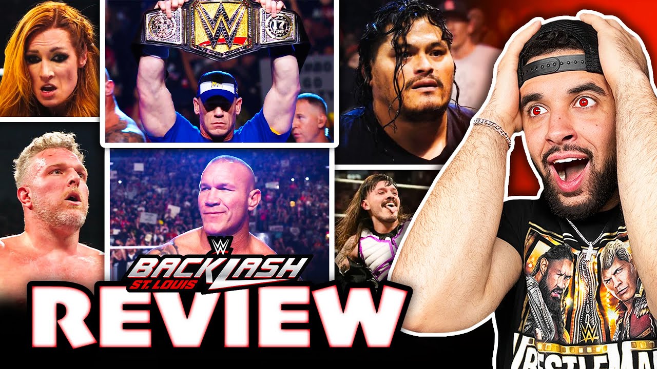 MY WWE BACKLASH 2025 REVIEW!