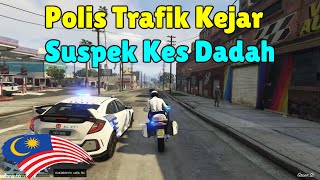 Polis Trafik Kejar Kereta Laju GTA V LSPDFR screenshot 3