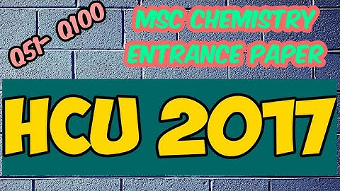 HCU M.Sc. entrance paper 2017 solution part2||HCU PYQS||Important||B.Sc.final,IIT-JAM,M.Sc BHU,DU