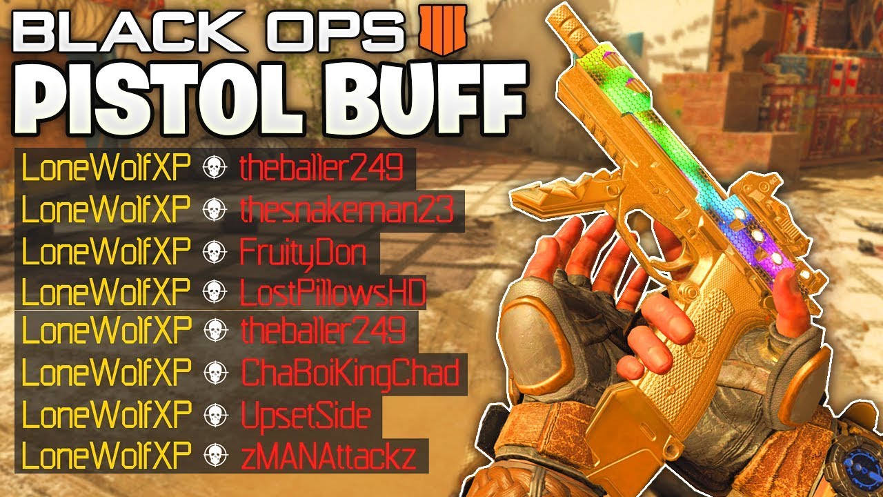 Bo4 Rk7 the WORST PISTOL gets BUFFED in Black Ops 4! (BO4 RK7 Buff) - YouTube