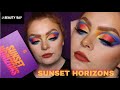 SUNSET HORIZONS - BEAUTY BAY - First impression/Tutorial- Beauty bay haul