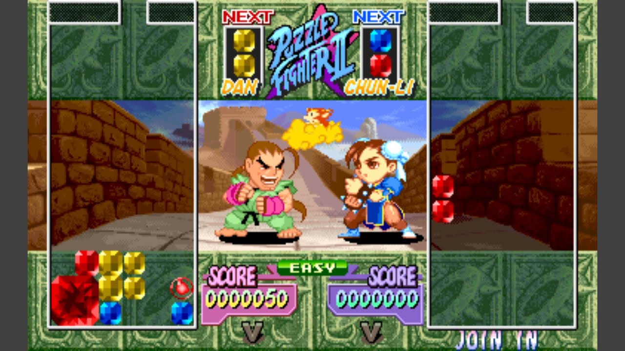 Super Puzzle Fighter II Turbo [Arcade] - play as Dan