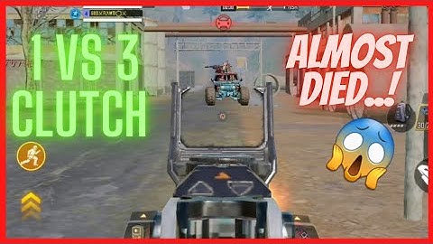 Intense 1 vs 3 Clutch | Call Of Duty Mobile