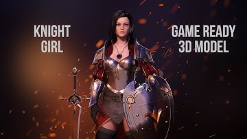 GAME-READY 3D Character | Modular Knight Girl with Dark Elf skin | UE5 PREVIEW | Live Link Face test