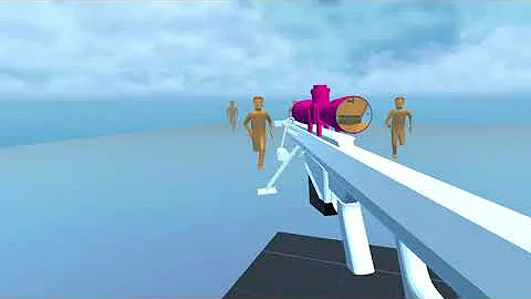 Virtual reality sniper rifle with zoom scope - DayDayNews