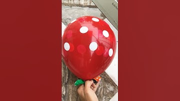 Asmr Catching Big Polka Dot Balloons The Burst 💥😱🎈  #shorts #viral #foryou #balloon #challenge