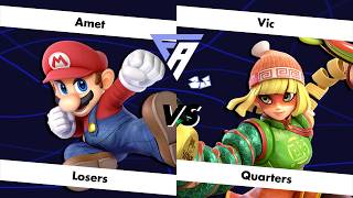 Frame Advantage #23 - Losers Quarters - Vic (Min Min) vs Amet (Link, Mario)