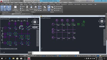 AutoCAD 2D-Part-2 , Pile foundation layout plan & section with AutoCAD 2D (in Myanmar)