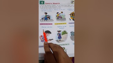 Std 2 Moral  Science Chapter 4 Safety  Habits