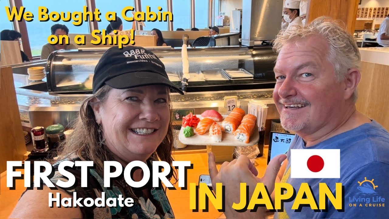 Living on a Cruise Ship 🛳️ | Our First Port in Japan: Hakodate 🇯🇵