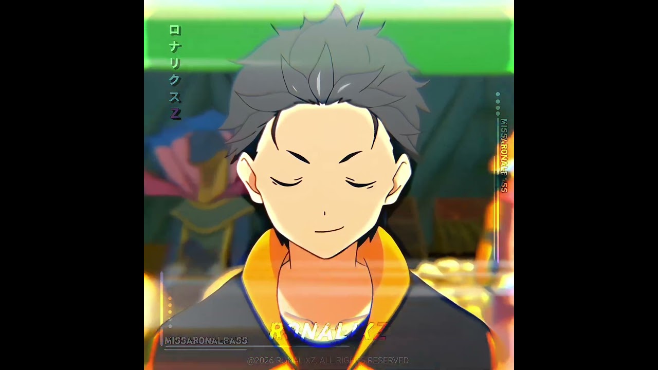 『Re:ZERO S4 - Subaru Natsuki - EDIT HD || #ronalixz #rezero #edit#subarunatsuki #rezeroseason4