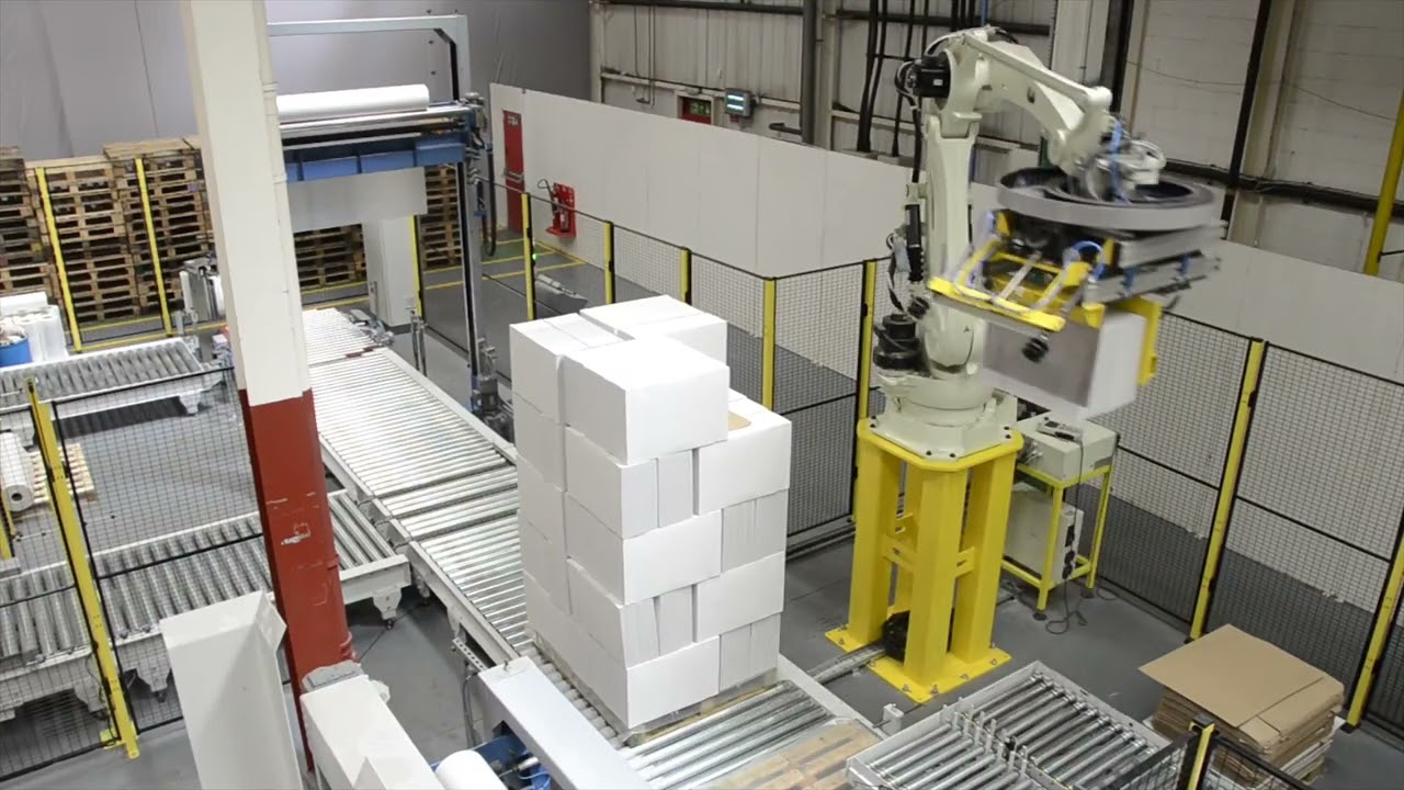 Palletizing food packaging CP180L