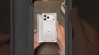 NEW iPhone 17 Pro Max Silver Unboxing! #apple