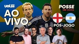 ÉPICO! MESSI ACABA COM INGLATERRA E ARGENTINA ESTÁ NA FINAL! POSSE DE BOLA COM ARNALDO, JUCA E CASÃO