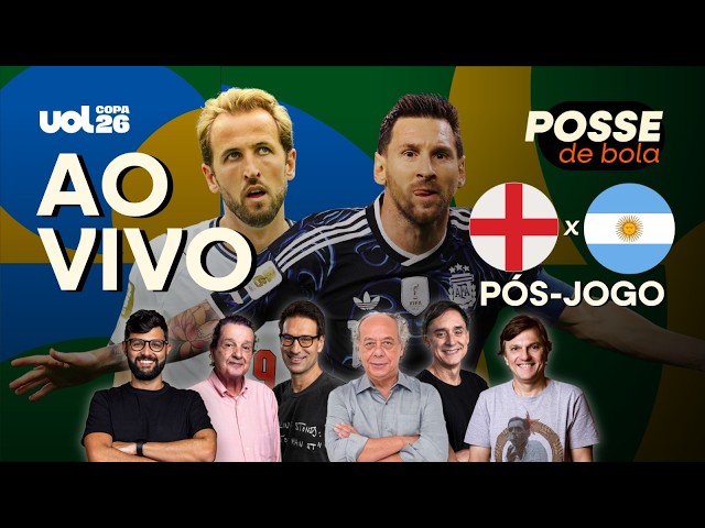ÉPICO! MESSI ACABA COM INGLATERRA E ARGENTINA ESTÁ NA FINAL! POSSE DE BOLA COM ARNALDO, JUCA E CASÃO