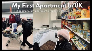 My First Apartment In The Uk *I Was Scammed* | Shopping For My New Apartment + African Store Run