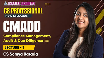 CMADD Lecture 1 I CS Professional New Syllabus I CS Somya kataria