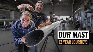 OUR MAST: The INCREDIBLE Process! (EXTENDED CUT) Building Our Own Aluminum Catamaran Pt. 87 screenshot 3