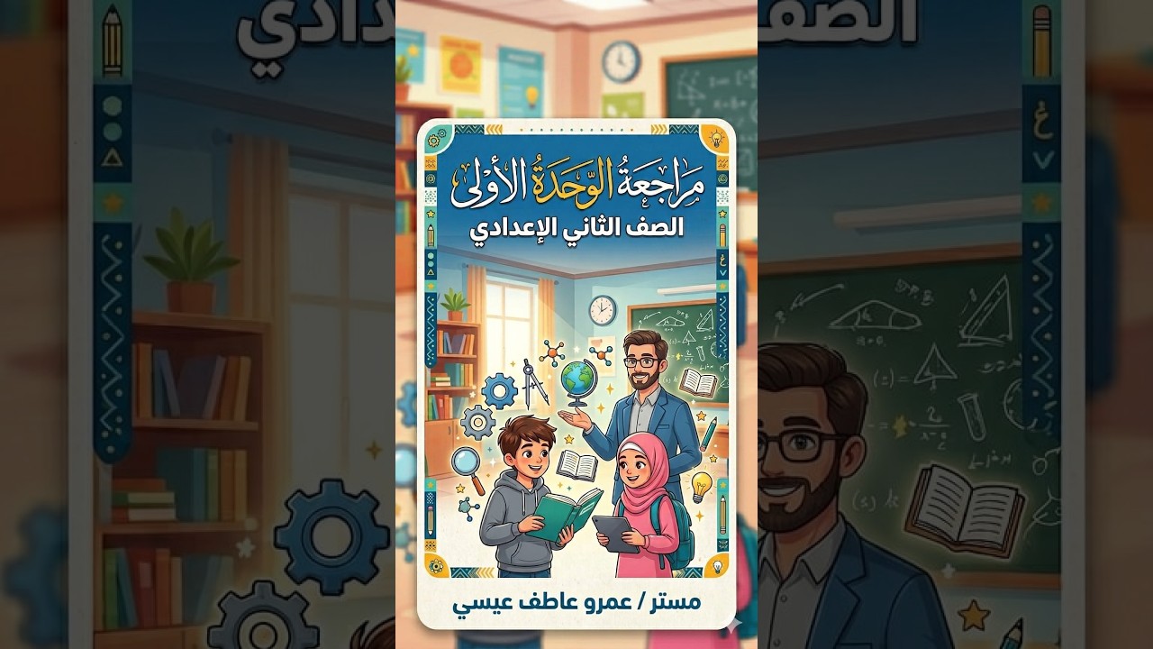 المراجعة النهائية علي الوحدة الاولي 🔥 رياضيات الصف الثاني الاعدادي