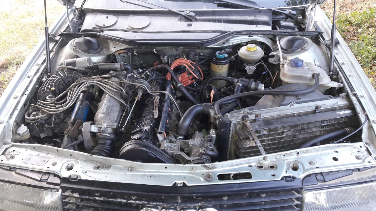 AUDI C3, 44 кузов. Запуск двигателя в -17.