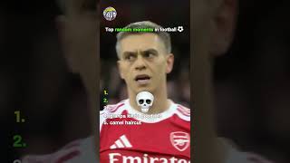 Top random moments in football😬 #funny #football #shorts