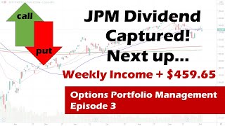 Dividend Capture Strategy for JPM: Here's the results! | Options Portfolio Management EP.3