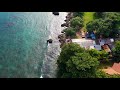 Drone footage island 4k