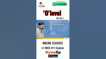 O Level IoT MCQ Questions #olevel #olevelmcq #gyanxp #shorts