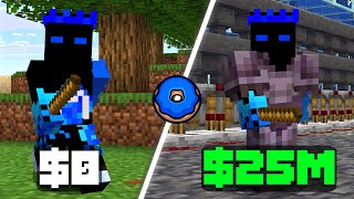 From 0 to 25M With Only Sticks on Donut SMP